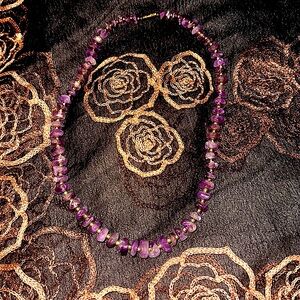 💜Purple Stone Necklace 💜